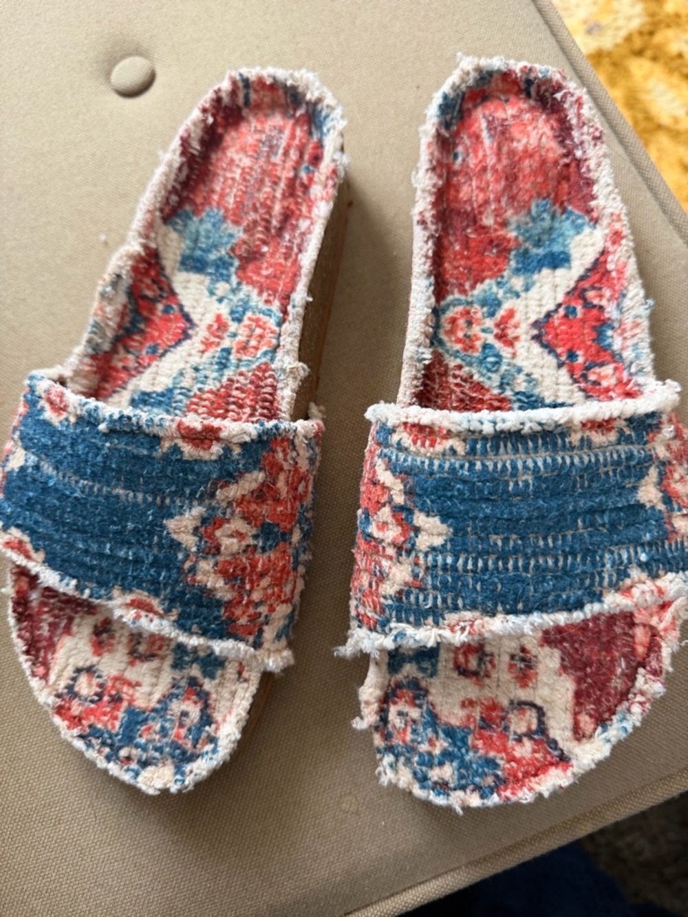 Free People Woven Wonders Footbed Sandals 🔥 Size 9 - Picture 2 of 6